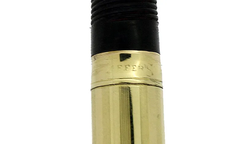 1920S SHEAFFER #2 GOLD FILLED FLAT TOP 14K F-BBB  FLEX NIB FOUNTAIN PEN RESTORED