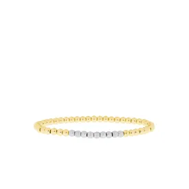 4mm ball bracelet with textured beads