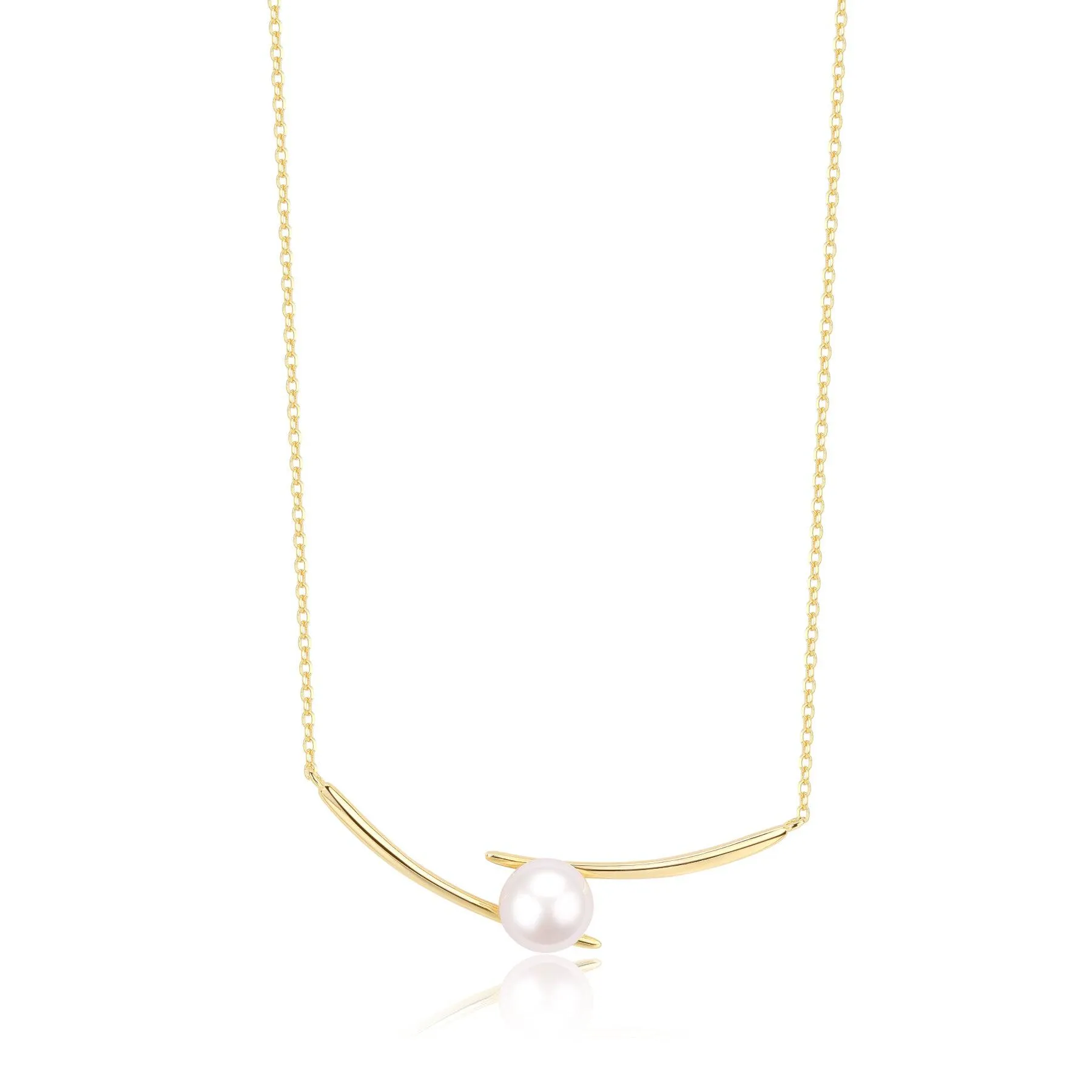 8-9mm Pearl Smile Necklace