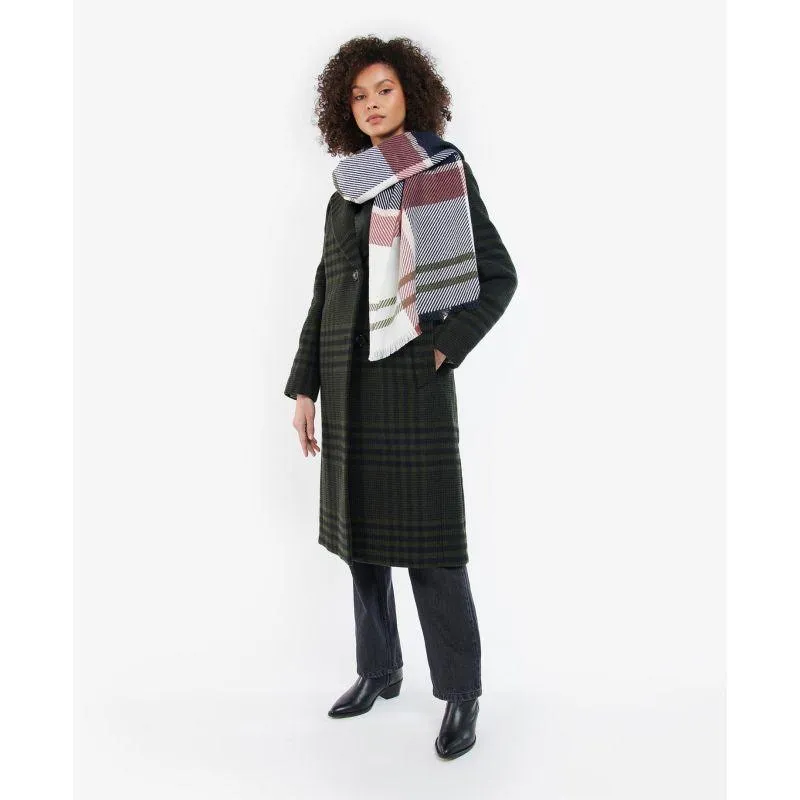 Barbour Blair Ladies Tartan Scarf - Midnight Berry