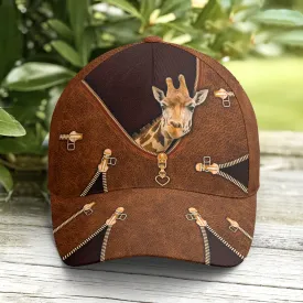 Baseball Cap For Giraffe Lovers Classic Leather Coolspod