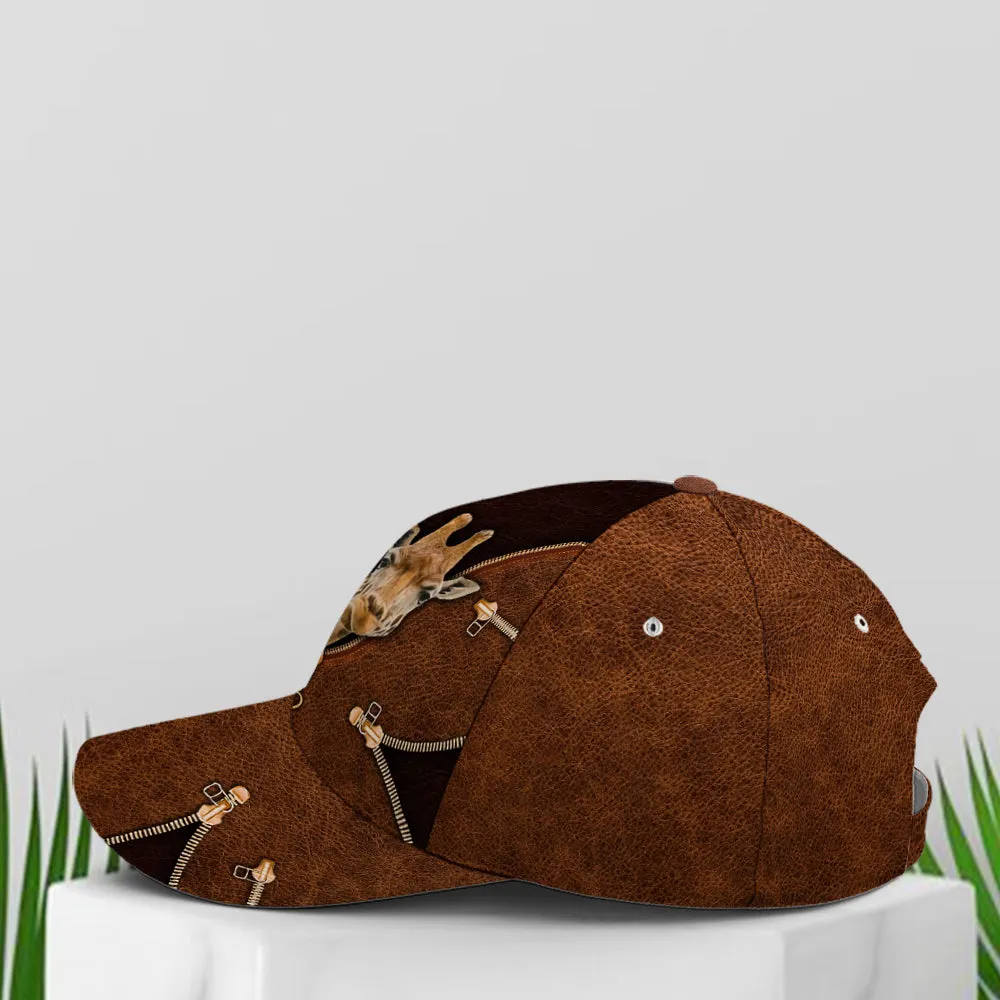 Baseball Cap For Giraffe Lovers Classic Leather Coolspod
