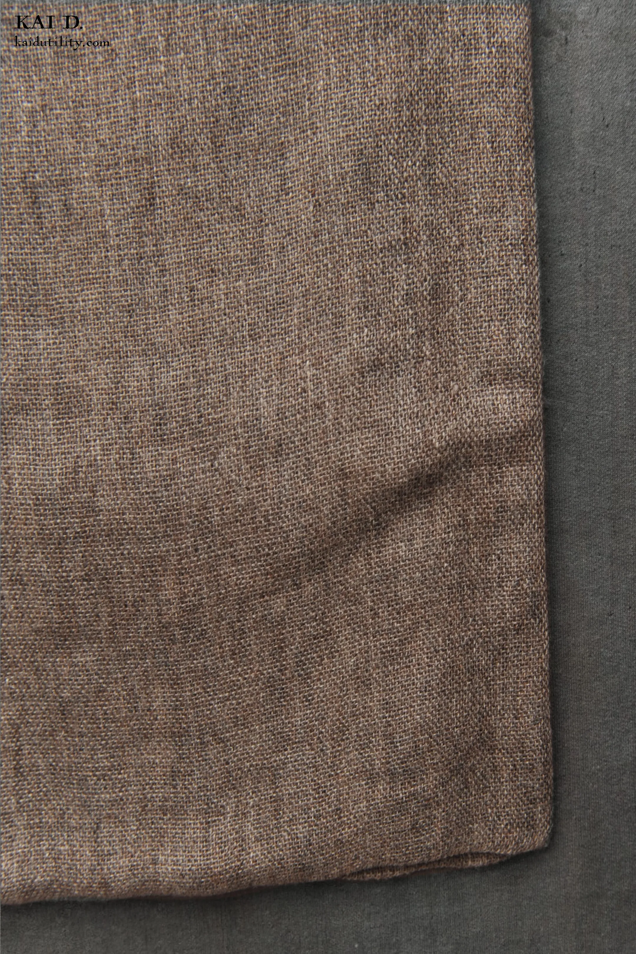 Cashmere Merino Scarf - Brown grey