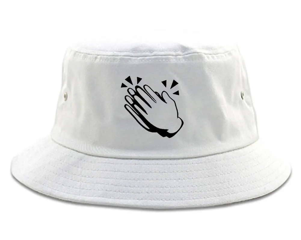 Clapping Hands Logo Chest Mens Bucket Hat