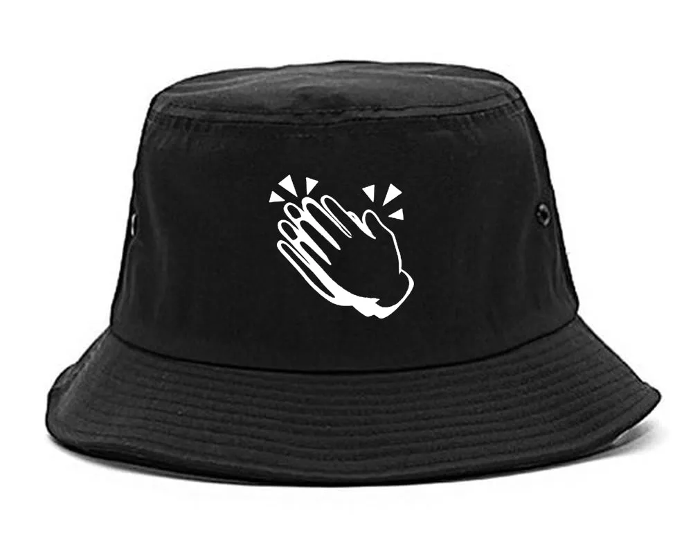 Clapping Hands Logo Chest Mens Bucket Hat
