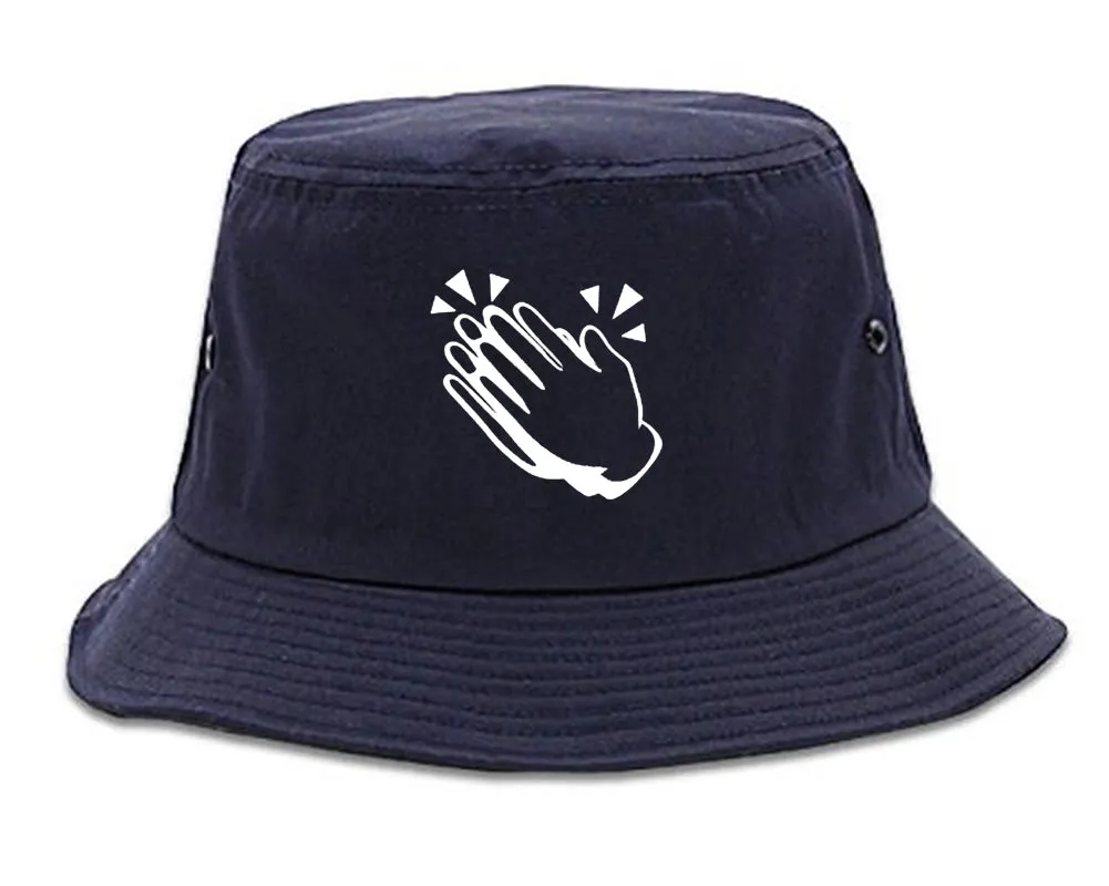 Clapping Hands Logo Chest Mens Bucket Hat