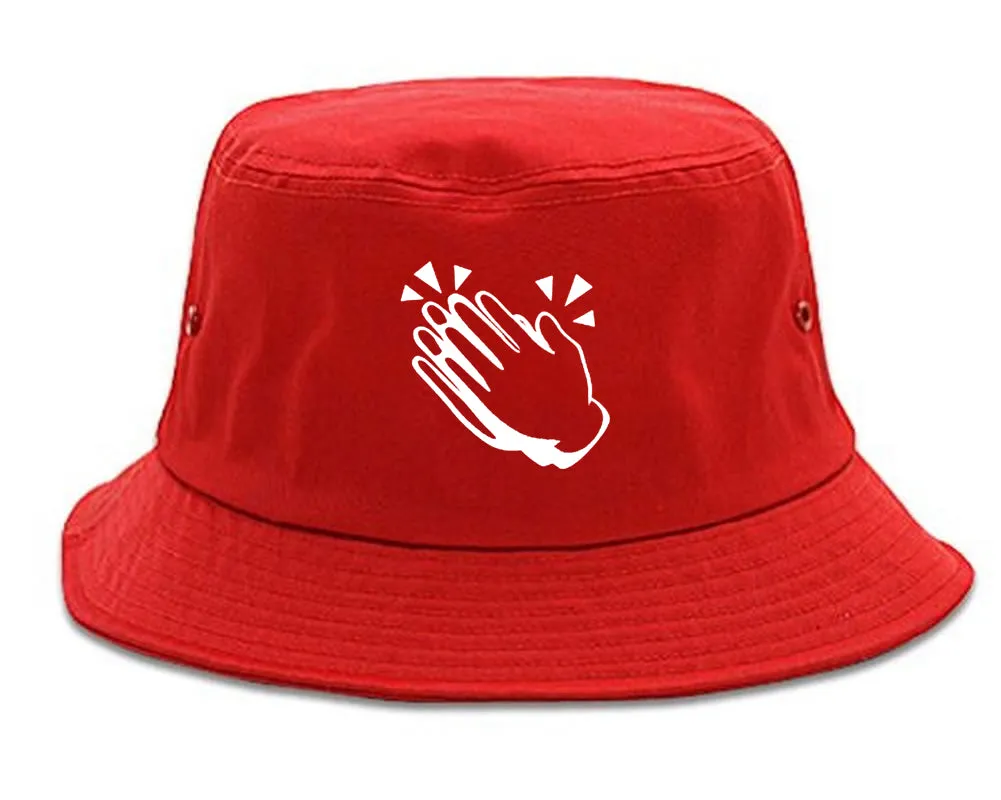 Clapping Hands Logo Chest Mens Bucket Hat