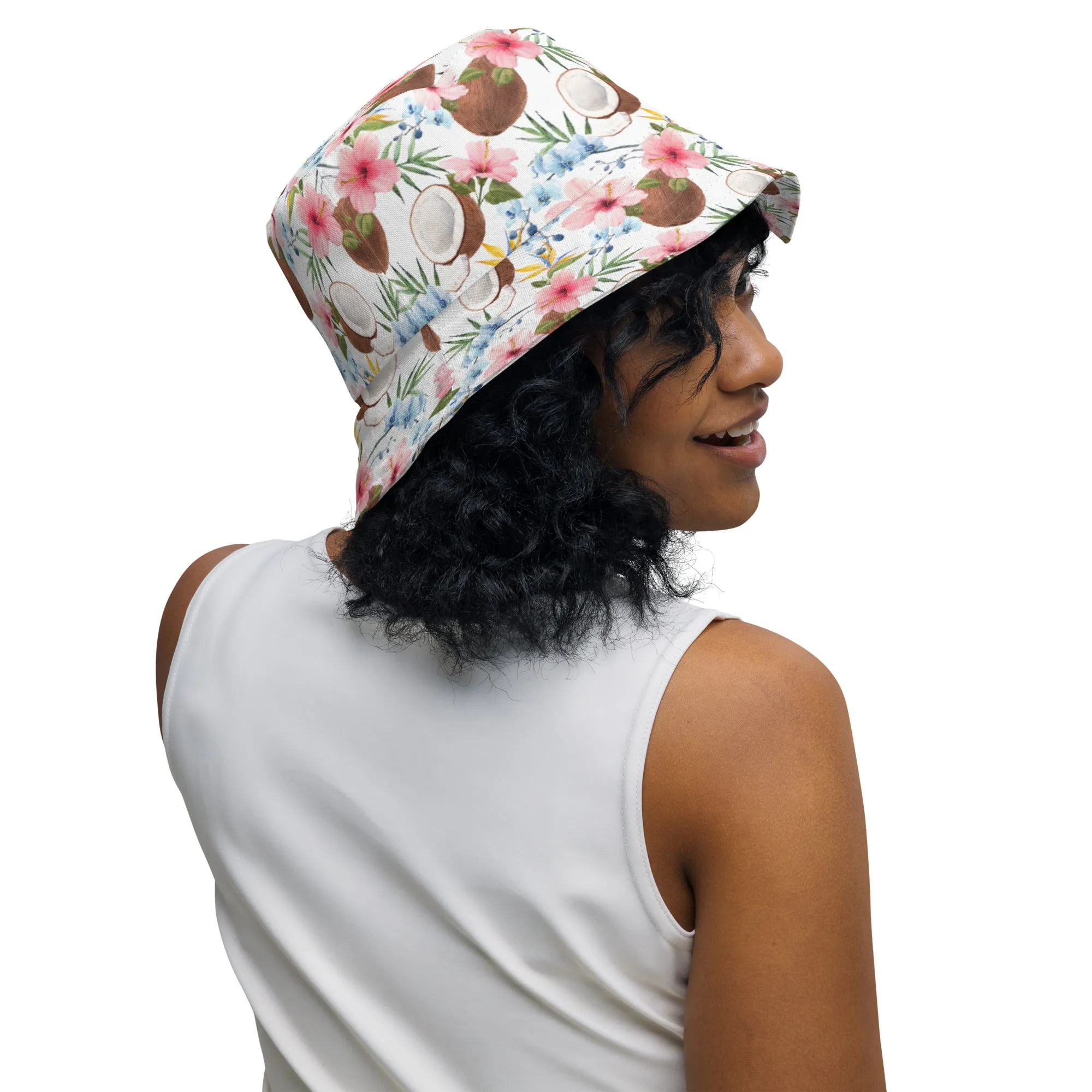 Coco Breeze Island Vibes with Our Coconut Bucket Hat, lioness-love