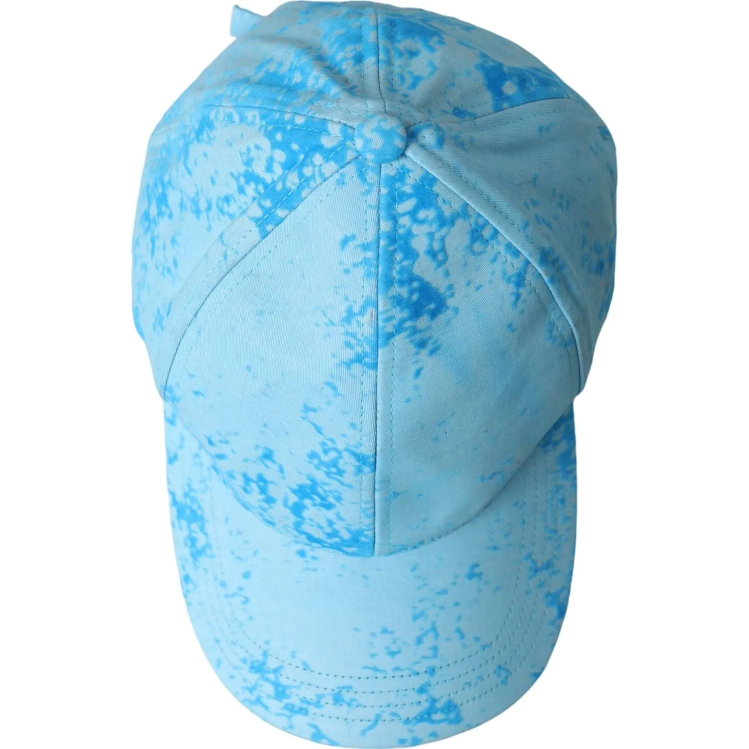 Dolce & Gabbana Light Blue Color Splash Baseball Hat Men