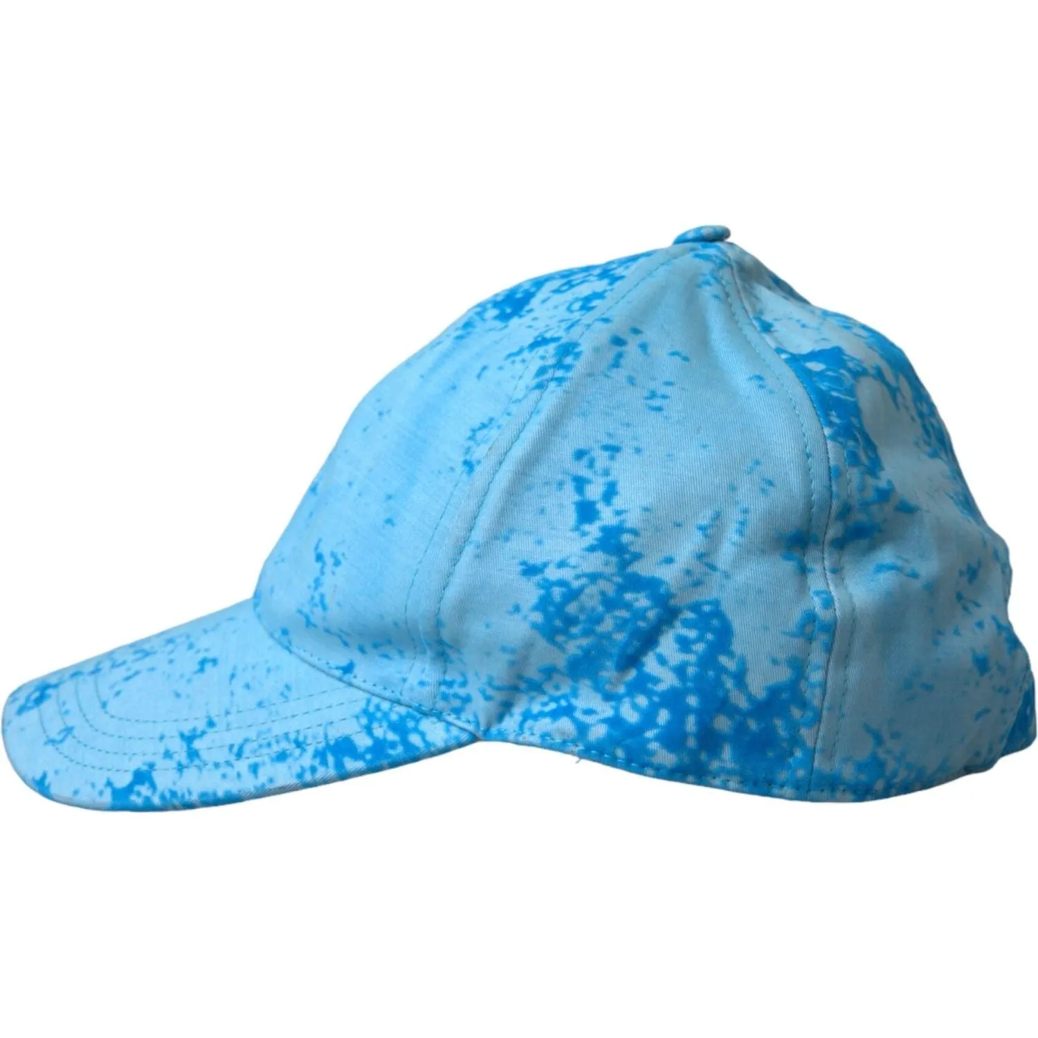 Dolce & Gabbana Light Blue Color Splash Baseball Hat Men