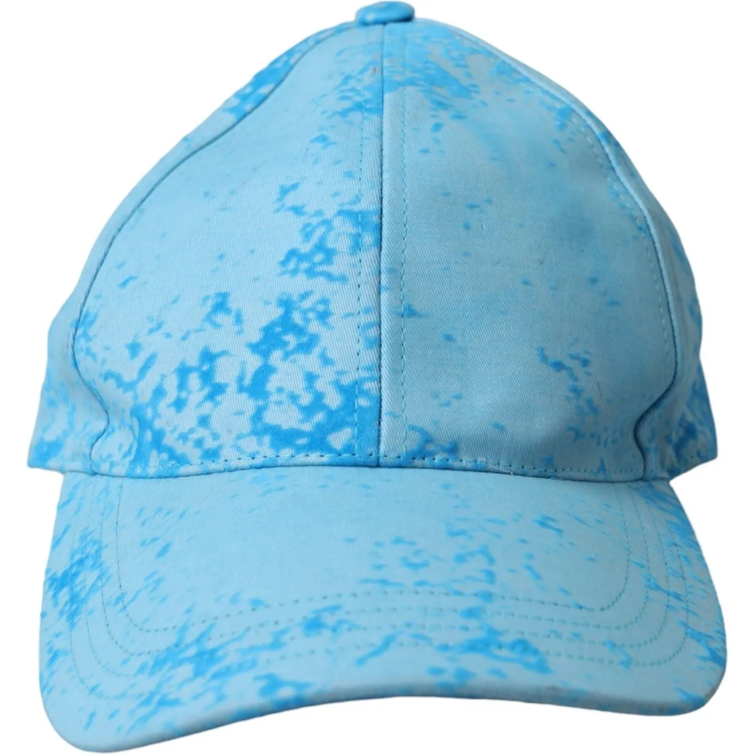 Dolce & Gabbana Light Blue Color Splash Baseball Hat Men