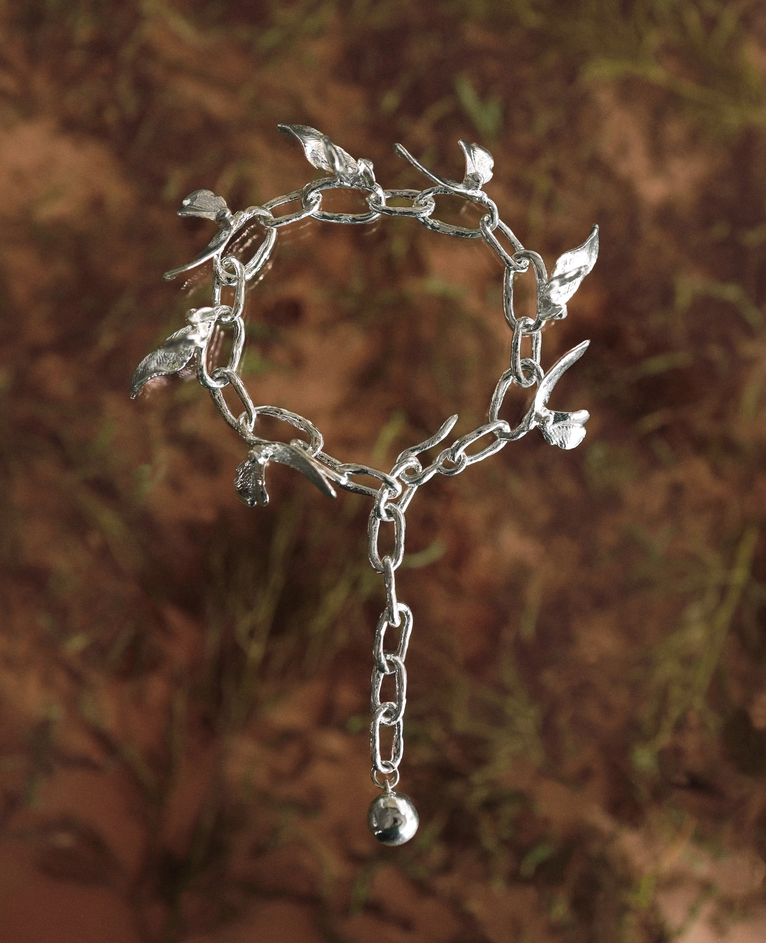 FLORALIS ARMLET // silver bracelet