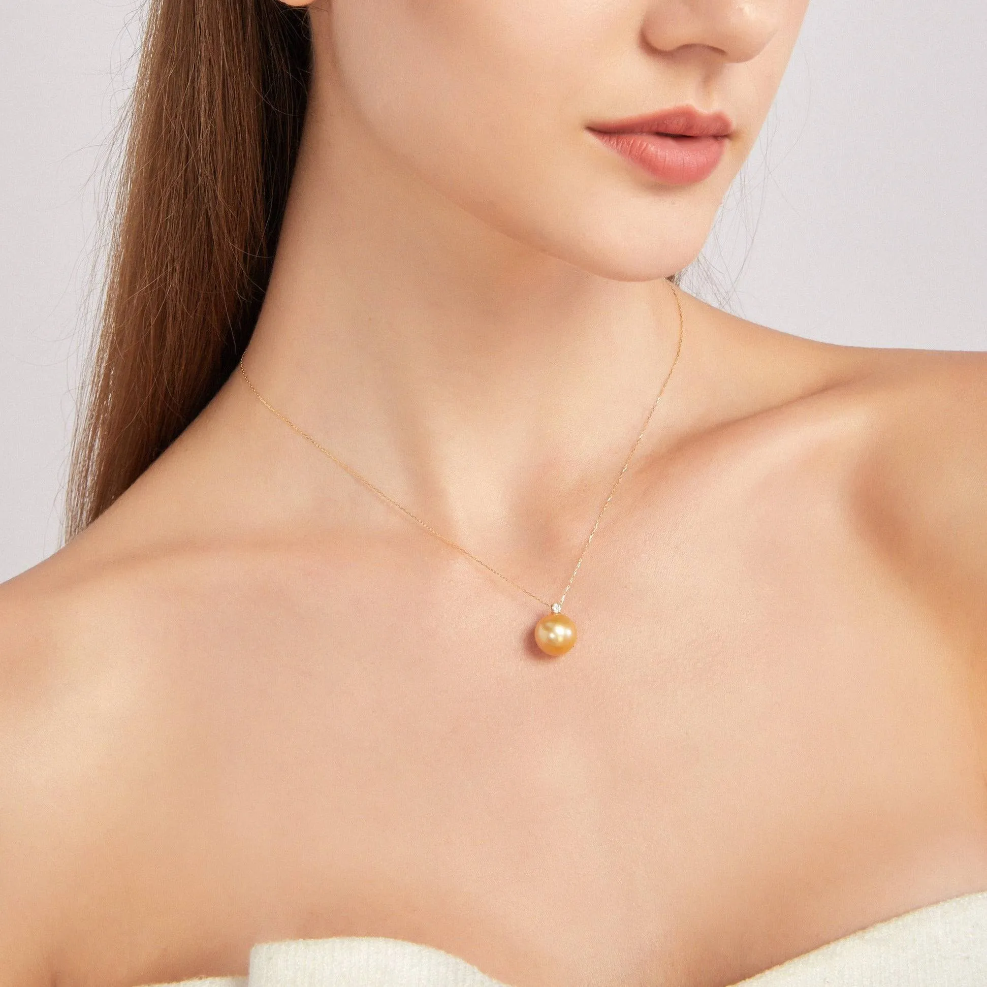 Golden South Sea Pearl & Sasha Pendant