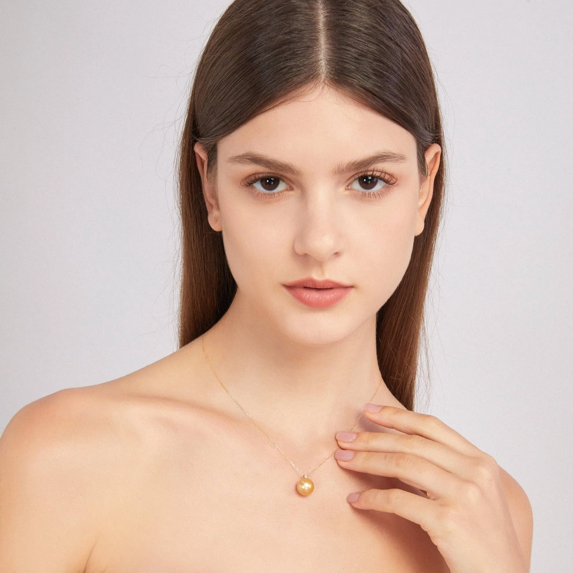 Golden South Sea Pearl & Sasha Pendant