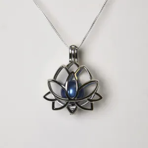 Lotus Cage Edison Necklace