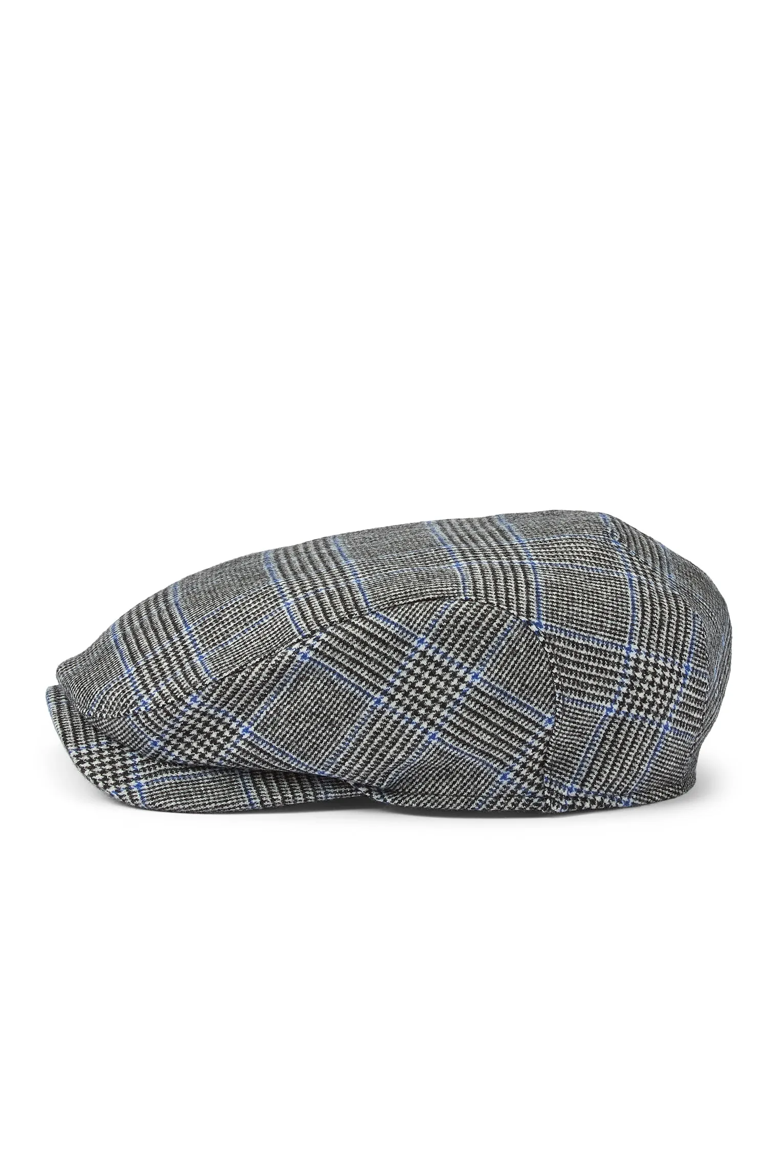 Lynton Glen Check Grey Flat Cap