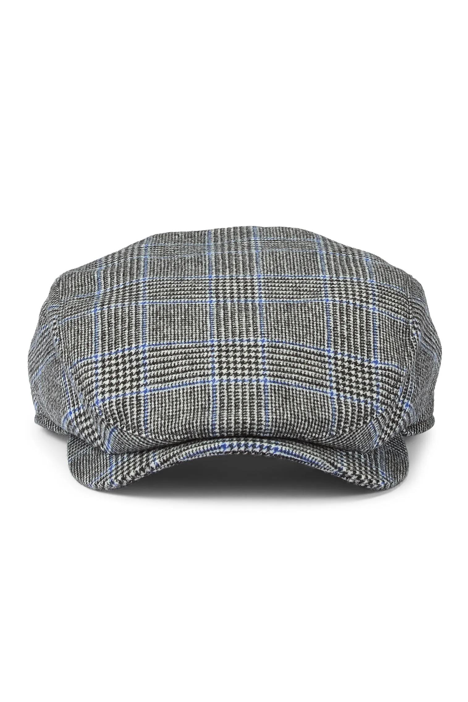 Lynton Glen Check Grey Flat Cap