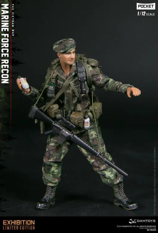 New In Stock! DAMTOYS 1/12 Pocket Elite Series - Marine Force Recon Vietnam PES009