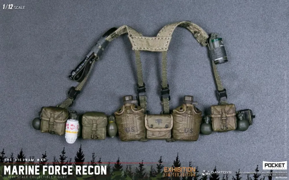New In Stock! DAMTOYS 1/12 Pocket Elite Series - Marine Force Recon Vietnam PES009