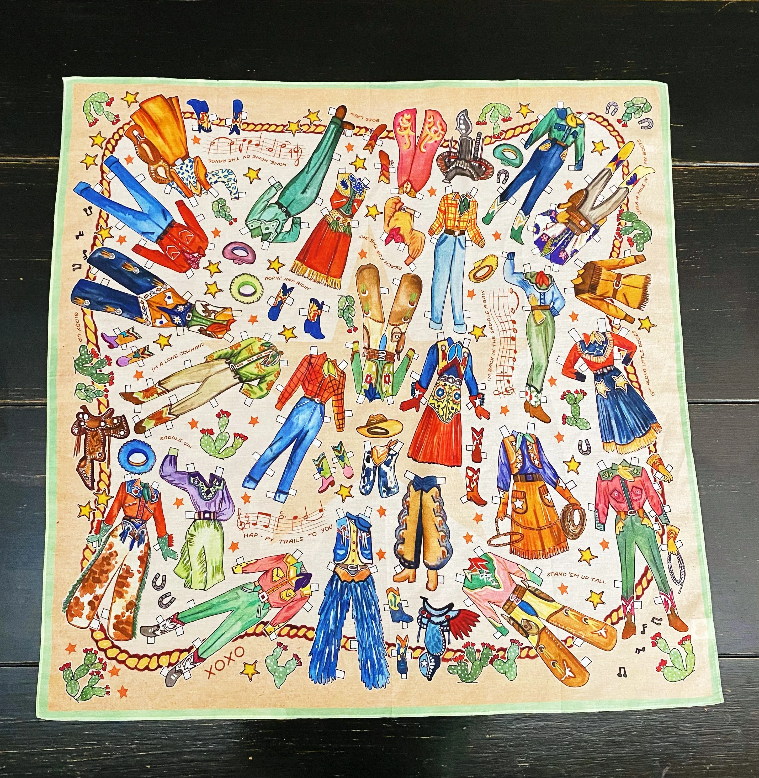 Paper Dolls X0 Scarf