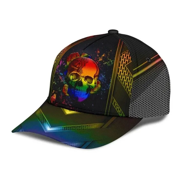 Pride Rainbow Color Baseball Cap For Lgbt, Pride Cap, Lgbt Accessories, Transgender Cap Hat