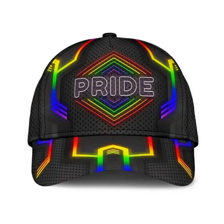 Pride Rainbow Color Baseball Cap For Lgbt, Pride Cap, Lgbt Accessories, Transgender Cap Hat