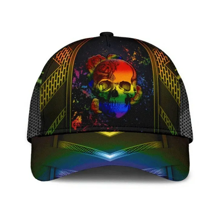 Pride Rainbow Color Baseball Cap For Lgbt, Pride Cap, Lgbt Accessories, Transgender Cap Hat