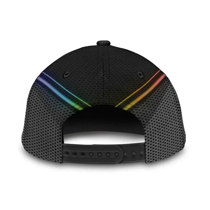 Pride Rainbow Color Baseball Cap For Lgbt, Pride Cap, Lgbt Accessories, Transgender Cap Hat