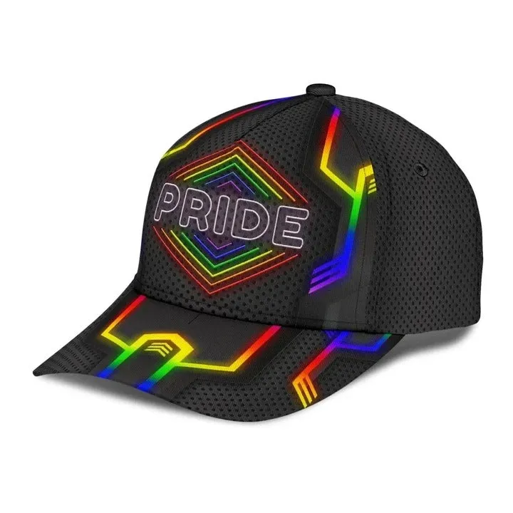 Pride Rainbow Color Baseball Cap For Lgbt, Pride Cap, Lgbt Accessories, Transgender Cap Hat