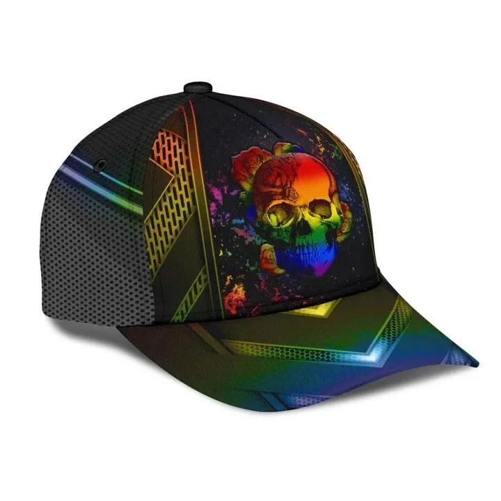 Pride Rainbow Color Baseball Cap For Lgbt, Pride Cap, Lgbt Accessories, Transgender Cap Hat