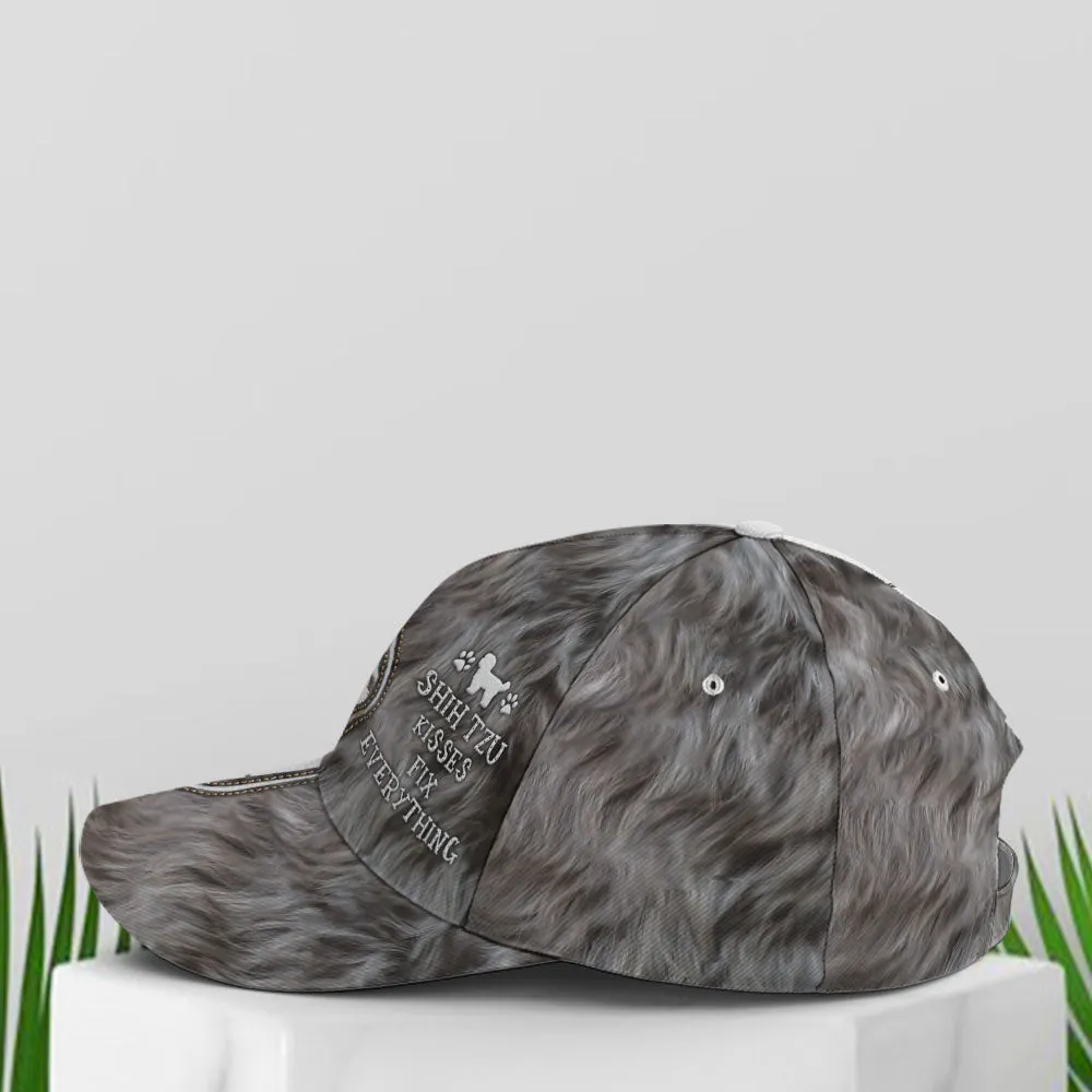 Shih Tzu Kisses Fix Everything Baseball Cap Coolspod