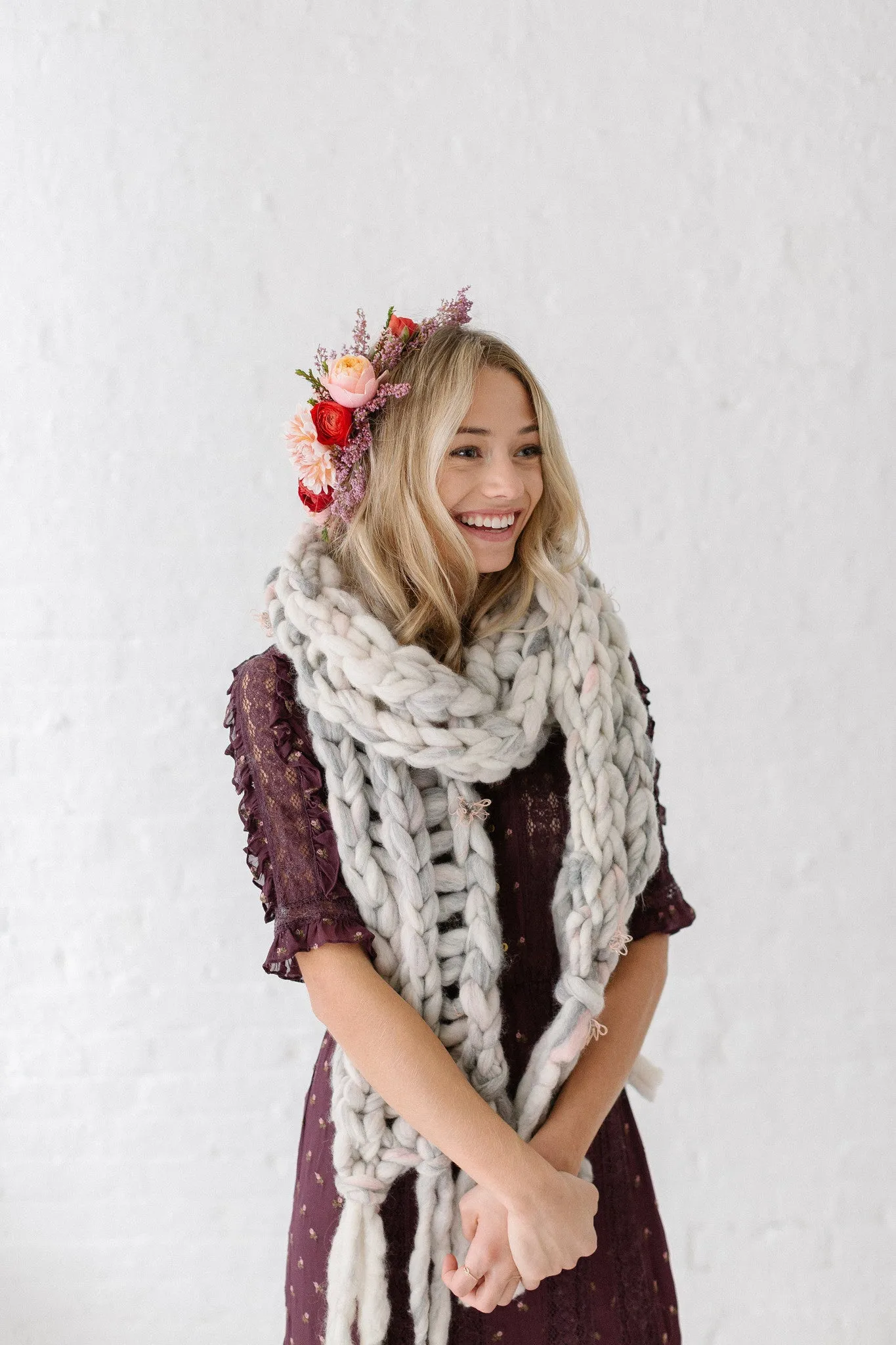 Snow Drift Scarf Pattern
