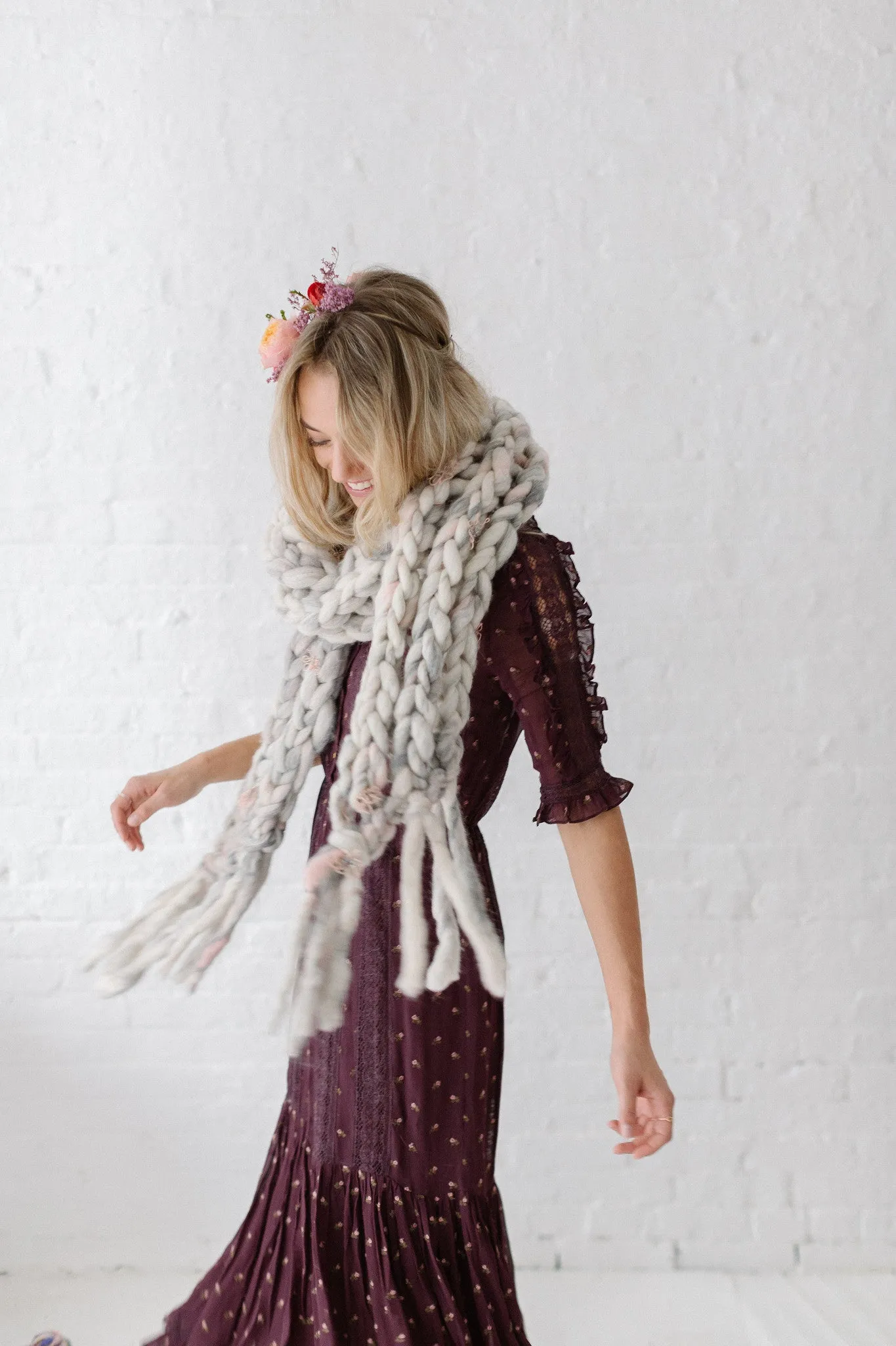 Snow Drift Scarf Pattern